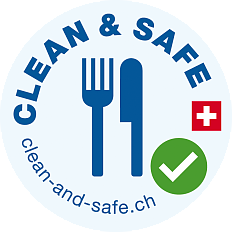 Clean &amp; Safe Label Schweiz Tourismus Gastronomie